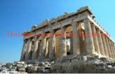Historien om Antiken i Grekland. - WordPress.com · Historien om Antiken i Grekland. 1. Greklands geografi Grekland är idag ett litet land i Europa. Grekland ligger vid Medelhavet.