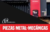 editable metal mecanicas - PEMIGSA · Cortes de gran precisión. 4 Cajas de metal con variedad de Aros con diferentes terminados. ... Agarraderas de acero. Agarraderas de acero. Barras