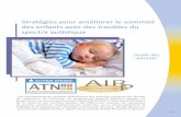 Stratégies pour améliorer le sommeil des enfants …...Guide des parents pour améliorer le sommeil des enfants autistes présenté par Autism Speaks ATN/AIR-P Fournir un environnement