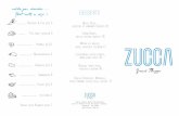 ZUCCA menu 31.01.16 NEW · Zucca Greek Mezze Restaurant Shop 5 Marina Pier Holdfast Shores, Glenelg, SA 5045 de .. p ! Greek Mezze Zucca Greek Mezze PITA BREAD 3 ZuccaBEETROOT & FETA