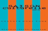 culturelle SAISON - Blaison-Gohier · Django, de Paco De Lucia et de Roland Dyens. Toutes ces influences savamment orchestrées d’une guitare à l’autre, ou les deux ensemble,