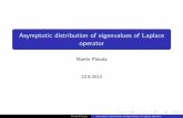 Asymptotic distribution of eigenvalues of Laplace operatorsophia.dtp.fmph.uniba.sk/~tatry/texty13/plavala-text13.pdf · 2013-08-27 · number of eigenfunctions that have eigenvalues