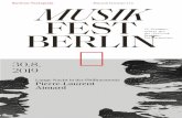 Berliner Festspiele MUSIK FEST · Helmut Lachenmann. Serynade. Musik für Klavier. Pierre-Laurent Aimard . Klavier. 12.9. Do 20:00 Kammermusiksaal. Klavier und Stimme. Franz Schubert.