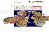 GLANZ EINER EPOCHE · 2011-08-26 · Allen voran jene des Goldschmiedes René Jules Lalique (1860-1945), des sehr an japa-nischer Kunst interessierten Lucien Gaillard (1861-1942)