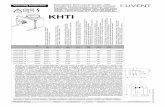 KHTI - Ventilair · / A nu se folosi cu convertor de frecventa ! / Запрещается ... reduce la potencia nominal del convertidor de frecuencia. / Zalecamy, by podczas pracy