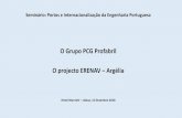 O projecto ERENAV · 2018-12-13 · Seminário: Portos e Internacionalização da Engenharia Portuguesa O Grupo PCG Profabril O projecto ERENAV – Argélia Hotel Marriott – Lisboa,