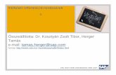 Összeállította: Dr. Kosztyán Zsolt Tibor, Herger Tamás e-mail: tamas.herger@sap · 2017-08-22 · 100+ beszerzési rendszer ... “Mi az és ez miért az én problémám? ...