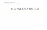 Seoul National Universityocw.snu.ac.kr/sites/default/files/NOTE/5038.pdf · 2018-01-30 · 오늘의오늘의강의강의들여다보기들여다보기 •gis란무엇인가? 들어가기!