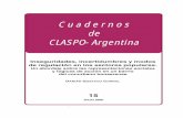 C u a d e r n o s de CLASPO- Argentina · 2012-05-14 · Robert Castel se logró vencer la inseguridad social mediante la edificación de un conjunto de ... La sociedad salarial alcanzó