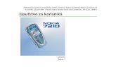 korisnika 7.juna 1998. Uputstvo za korisnika · Elektronsko Uputsvo za Korisnika sadr¾i predmet "Uslovi kori¹æenja Nokia uputstava za korisnika 7.juna 1998." (“Nokia User’s