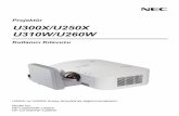 Projektör U300X/U250X U310W/U260Wdepo.btu.edu.tr/dosyalar/bidb/Dosyalar/U300X_manual_TUR(1... · 2019-05-30 · ülkelerde HDMI Licensing LLC’nin ticari markası veya tescilli