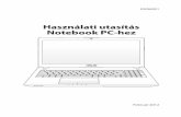 Használati utasítás Notebook PC-hezdlcdnet.asus.com/pub/ASUS/nb/N46VB/HUG_eManual_N46VJ_VER...Használati utasítás Notebook PC-hez 9 Szállítási óvintézkedések A Notebook