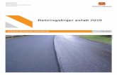 Retningslinjer asfalt 2019 - Statens vegvesen · Retningslinjer asfalt 2019 har en rekke krav til asfalt og asfaltarbeider. Disse kravene er utfyllende i forhold til kravene i håndbok