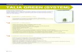 TALIA GREEN SYSTEM - interklima.rs slike/kotlovi/TALIA-GREEN.pdf · (određivanje temperature,autodijagnostika,vremensko programiranje,izbacivanje hronologije grešaka KOMFORT PRI