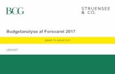 Budgetanalyse af Forsvaret 2017 - olfi.dk.pdf · –Struktur og koncepter – Kapaciteter og enheder – Logistik og vedligehold – Personelstruktur og arbejdstilrettelæggelse •