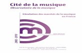 Cité de la musiqueobservatoire.cite-musique.fr/observatoire/document/MME...5 L’évolution des marchés de la musique en France L’Observatoire de la musique présente, depuis 2003,