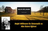 Ralph Willmann ile Sistematik ve · Modül 7 Sembios Travma • Sembios travma derinleşmesi ve kendilik aktivasyonu • Sorun odaklı dizim • Alıştırmalar: –Ebeveyn ile ilişkiler
