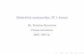 Diskrecioji matematika, IT 1 kursasweb.vu.lt/.../uploads/...Order-and-Inductive-Proof.pdf · Diskrečioji matematika, IT 1 kursas Dr. Robertas Petuchovas Vilniaus universitetas 2016