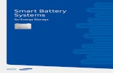 Smart Battery Systems - Samsung SDI SDI brochure_KR.pdf · 온도, C-rate, DOD, SOC, SOH 등 적용 연산법 : 아레니우스 모델 시나리오별 배터리시스템 레벨의