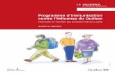 Programme d’immunisation contre l’influenza du …...Programme d’immunisation contre l’influenza du Québec Information à l’intention des professionnels de la santé Octobre
