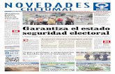 Info. |El País y el Mundo Garantiza el estado seguridad electoral · 2013-06-14 · sivos: la foto o el video del candidato enfundado en sus botas de hule, con impermeable amari-llo