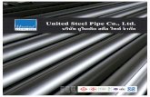 United Steel Pipe Co., Ltd.unitedsteelpipe.com/2012/PDF/CATALOG/Final_printed.pdf · 2 บริษัท ยูไนเต็ด สตีลไพพ์ จำ กัด United