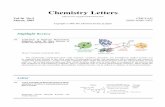 Chemistry Letters · Hideaki Suzuki, Hatsumi Mori, Jun-ichi 1,2-DA Yamaura, Masaki Matsuda, Hiroyuki Tajima, and Tomoyuki Mochida 404 Enantiomeric Resolution of Chiral 1,8-An-thrylene