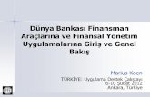 Dünya Bankası Finansman Araçlarına ve Finansal Yönetim ...siteresources.worldbank.org/TURKEYEXTN/Resources/...Kapsamlı bir Finansal Yönetim Sisteminin Kilit Unsurları Finansal