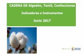 CADENA DE Algodón, Textil, Confecciones Cifras Sectoriales.pdfLa comercialización de la fibra se realizó en 2016 a través de 68 empresas o agremiaciones algodoneras, encargadas