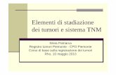 La stadiazione dei tumoriElementi di stadiazione dei tumori e sistema TNM Silvia Patriarca Registro tumori Piemonte - CPO Piemonte Corso di base sulla registrazione dei tumori Cosa