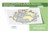 Dossier informativo “ALDEA, Educación Ambiental para la ... · Dossier informativo “ALDEA, Educación Ambiental para la Comunidad Educativa” 2017/2018 4 2. CARACTERÍSTICAS
