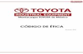 CÓDIGO DE ÉTICA - Toyota Tsusho Corporation de …toyotafl.com.mx/wp-content/themes/Toyota/assets/archivos/...En visto de los recientes cambios que rodea el concepto de la Responsabilidad