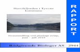 Rådgivende Biologer AS 2944 · Rådgivende Biologer AS har på oppdrag frå Ecofisk AS utført straummålingar i Hervikfjorden i Tysvær kommune, i område for avløp frå planlagt