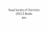 Royal Society of Chemistry (RSC) E-Bookswebftp.gazi.edu.tr/lib/veritabani/Royal Society of... · ve malzeme bilimi. Veri tabanları bağlantısına tıklayınız. Veri tabanı ismine