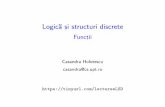 Logic a si structuri discretelabs.cs.upt.ro/~oose/uploads/LSD/cursLSD1.pdfLogic a s, i structuri discrete, sau ... Matematici discrete cu aplicat, ii folosind programare funct, ional