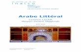 DÉPARTEMENT ÉTUDES ARABES...à toute sa richesse culturelle : apprendre l’arabe, c’est aussi s’approprier un ou plusieurs parlers du monde arabe, divisés en deux grandes familles,
