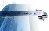 AutoCAD Installation 2011 - 소프트웨어카탈로그 2011 Network...기존 AutoCAD 삭제 방법 Windows 탐색기를 실행하고 남아있는 폴더를 삭제합니다. [Windows