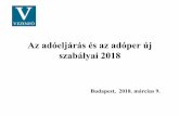 Az adóeljárás és az adóper új szabályai 2018adko.hu/01_files/eloadasok/18-03-09/adoper2018-vezinfo... · 2018-03-09 · Előadók: Dr Kises Éva ügyvéd, adószakértő iroda@drkises.hu