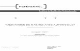 RÉFÉRENTIEL - anfa-auto.fr · 2018-06-06 · - Réalisation de l'ensemble des interventions de maintenance préventive et corrective relevant de l'entretien courant et/ou périodique