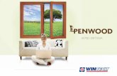 wintech penwood sistemas - Interempresas · 2016-12-13 · nuestras ventanas en viento,lluvia,ahorro ... Al no ser necesario el refuerzo metálico en los perﬁles PENWOOD ,no tendremos
