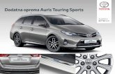 Dodatna oprema Auris Touring Sports...Toyotina dodatna oprema za prevoz in vleko prtljage še poveča prevozne zmogljivosti prostornega Aurisa Touring Sports. Na izbiro imate strešne