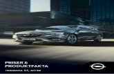 PRISER & PRODUKTFAKTA · 2020-01-20 · OPEL INSIGNIA ST/CT JANUARI 2019 KW Bruun Automotive AB förbehåller sig rätten att när som helst ändra priser, tekniska uppgifter, utrustning,