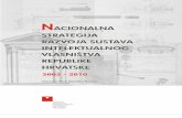 Dokument Vlade Republike Hrvatske · znanstvenom, kulturnom i ukupnom društvenom razvitku Republike Hrvatske. ... nacionalno gospodarstvo 5Referentna razina su tzv. «Up and commers»