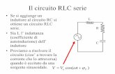 Il circuito RLC serieoberon.roma1.infn.it/laboratorioelettromagnetismo/2017/...Il circuito RLC serie • Se si aggiunge un induttore al circuito RC si ottiene un circuito RLC serie.