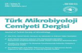 Türk Mikrobiyoloji Cemiyeti Dergisi - JOURNAL OF TURKISH …tmc.dergisi.org/pdf/57.pdf · 2017-09-21 · TÜRK MİKROBİYOLOJİ CEMİYETİ DERGİSİ JOURNAL OF TURKISH SOCIETY OF