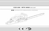 GSH 400 - MTH 4000 (38.9 cm3...A meghúzási nyomaték 1,5 kgm (15 Nm). A láncnak feszesnek kell lennie, de kézzel hosszirányba szabadon mozgathatónak (10 ábra). - A lánc feszessége