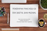 penerapan pancasila di era digital dan milenialkongrespancasila.com/2019/materi/Nathasya Esterita Juli... · 2019-08-21 · Peran Milenial dan Digital dalam Penerapan Pancasila Content