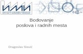 Bodovanje poslova i radnih mesta - University of Belgradeimi.fon.bg.ac.rs/upravljanje-performansama-i-zaradama/wp... · 2018-12-25 · Po ovom elementu kriterijuma vrednuje se mesto