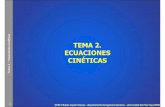 Tema 2 –Ecuaciones Cinéticas ECUACIONES CINÉTICAS TEMA 2.claudio/tema02.pdf · Tema 2 –Ecuaciones Cinéticas 3 OCW ©Rubén López Fonseca –Departamento de Ingeniería Química