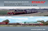 Diesellok T 669 / Motorová lokomotiva T 669 · 2018-05-28 · Diesellok T 669 / Motorová lokomotiva T 669 Tyto stroje jsou určeny pro těžkou posunovací a traťovou službu v